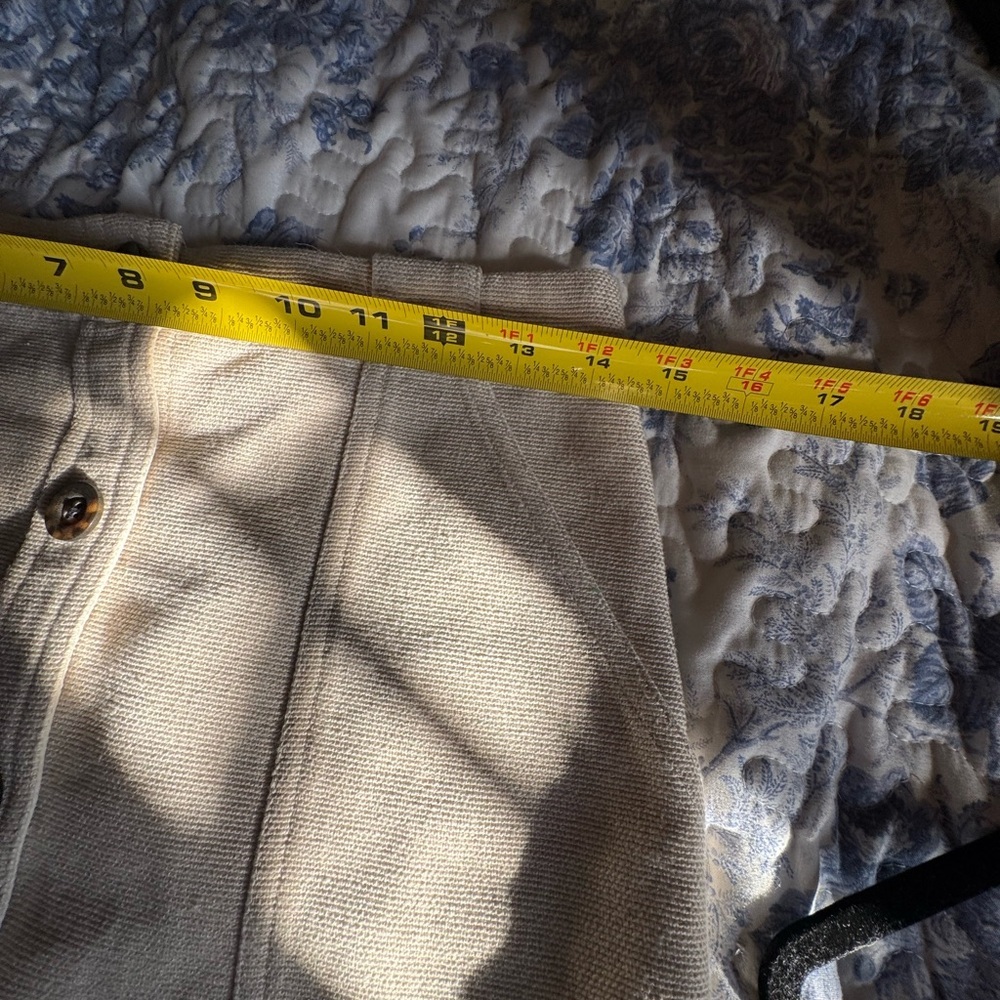 Banana Republic Light Tan Button-Front Mini Skirt - Picture 6 of 6